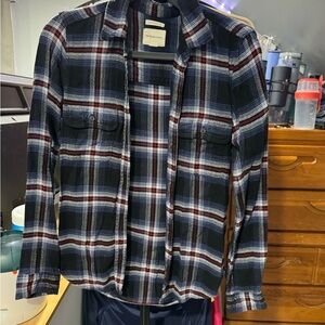 American Eagle Outfitters Blue Plaid Shirt